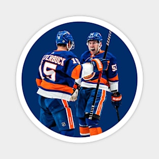 Casey Cizikas and Cal Clutterbuck Islanders Magnet